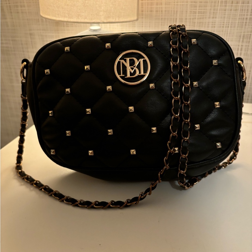 Black cushion cross body